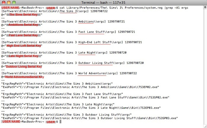 Sims 3 serial codes that havent been used