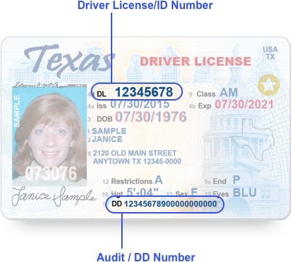 Dps Audit Number Texas License
